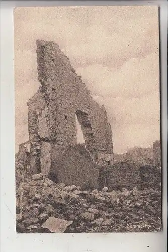 F 51600 SOMMEPY - TAHURE, 1.Weltkrieg, Zerstörungen, Deutsche Feldpost, 1915