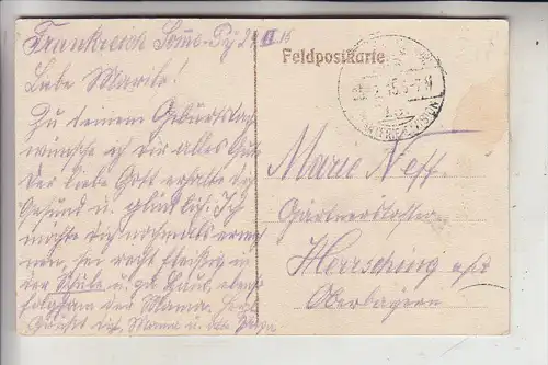 F 51600 SOMMEPY - TAHURE, 1.Weltkrieg, Zerstörungen, Deutsche Feldpost, 1915