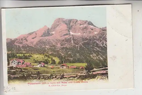 I 39030 PRAGS, Plätzwiese, 1902