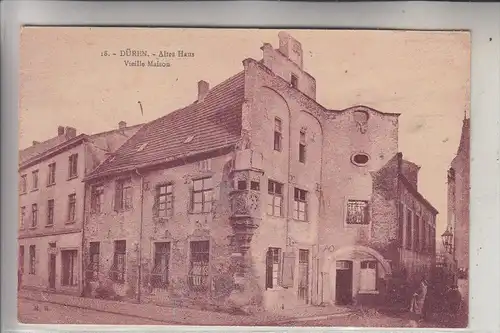 5160 DÜREN, Altes Haus, 1927, franz. Militärpost