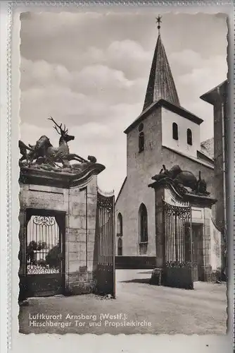 5760 ARNSBERG, Propsteikirche, Hirschberger Tor, 1961