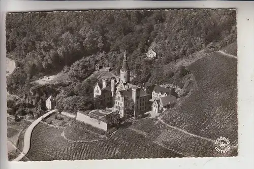 5462 BAD HÖNNINGEN, Schloß Arenfels, Luftaufnahme, 195..
