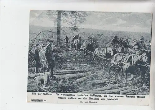 LETTLAND - JAKOBSTADT / JEKABPILS, 1.Weltkrieg, Großphoto 23,5 x 17,8 cm