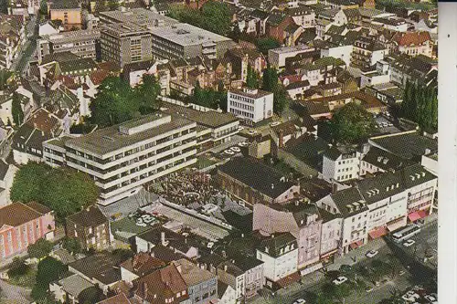 5200 SIEGBURG, Rathaus & Krankenhaus, Luftaufnahme, 1968