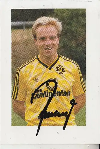 SPORT - FUSSBALL - BORUSSIA DORTMUND - MICHAEL RUMMENIGGE, Autogramm