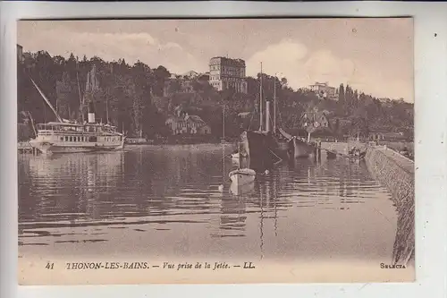 F 74200 THONON - les - Bains, Louis Levy, Binnenschiff Genfersee