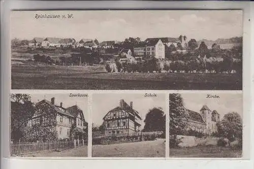 3407 GLEICHEN - REINHAUSEN, Sparkasse, Schule