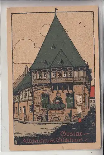 3380 GOSLAR, Gildehaus, Steindruck