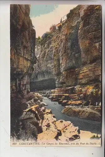 ALGERIEN - CONSTANTINE, Les Gorges du Rhummel, Louis Levy