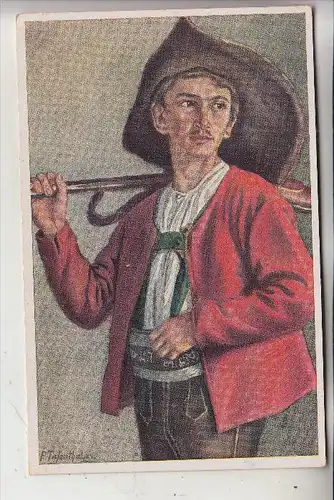 I 39058 SARNTAL, Tracht, Künstler P. Thiefenthaler