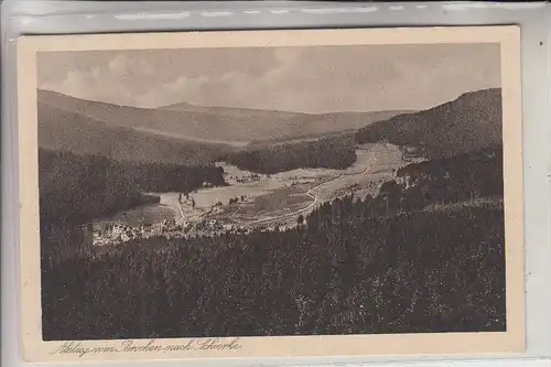 0-3700 WERNIGERODE - SCHIERKE, Abstieg vom Brocken