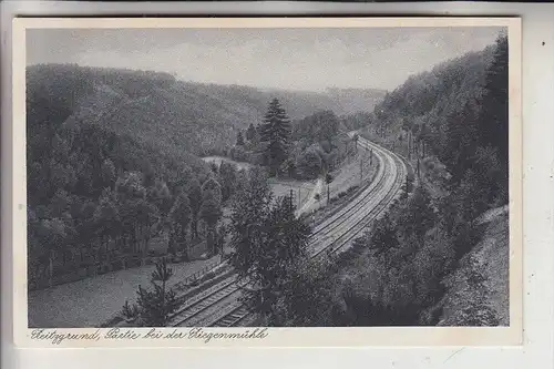 0-6540 STADTRODA - ZIEGENMÜHLE, Bahnstrecke im Zeitzgrund