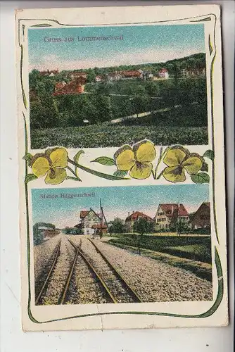 CH 9312 LÖMMENSCHWIL - Panorama, HÄGGENSCHWIL - Bahnhof