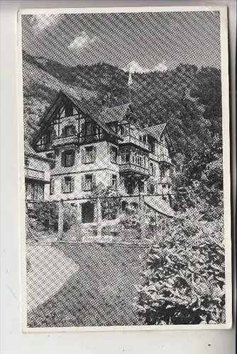 CH 6354 VITZNAU, Hotel Pension Flora, 1952, kl. Eckknick
