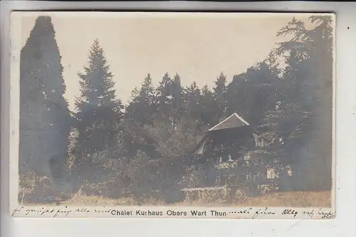 CH 3600 THUN, Chalet Kurhaus Obere Wart, 1909, min. Randmangel