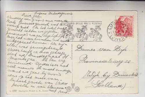 SCHWEIZ, 1949, Zumstein 288, Michel 503, Einzelfrankatur Lugano - NL, 1949