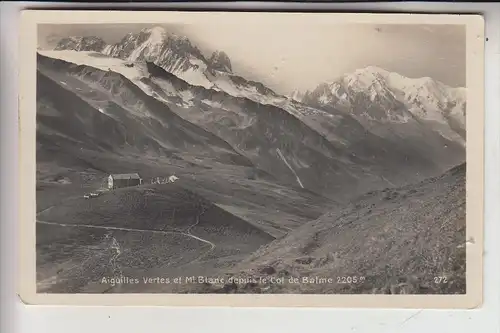 CH 1929 TRIENT, Col de Balme, Mont Blanc