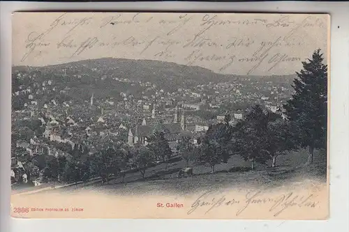 CH 9000 SANKT GALLEN, Panorama, 1904