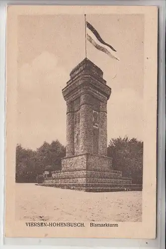 4060 VIERSEN - HOHENBUSCH, Bismarckturm, 1918