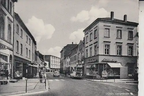 4060 VIERSEN - DÜLKEN, Langestrasse, VW-Käfer, OPEL, 1962