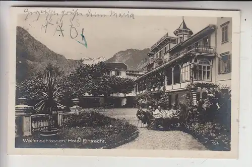 CH 6386 WOLFENSCHIESSEN, Hotel Eintracht, 1929