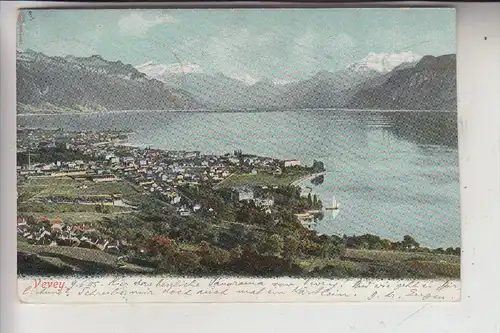CH 1800 VEVEY, Panorama, 1905