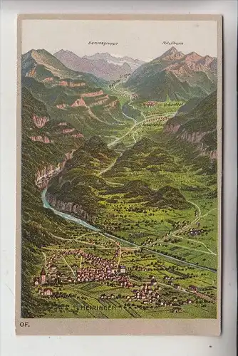 CH 3860 MEIRINGEN, Panorama-Karte