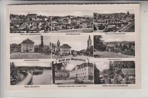 5272 WIPPERFÜRTH, Mehrbildkarte, 195...