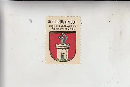 SCHLESIEN - NIEDERSCHLESIEN - DEUTSCH-WARTENBERG / OTYN, Stadtwappen, Sammelbild