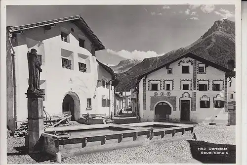 CH 7550 SCUOL / SCHULS, Dorfplatz