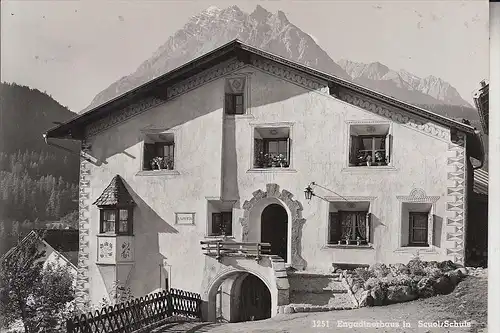 CH 7550 SCUOL / SCHULS, Engadinerhaus