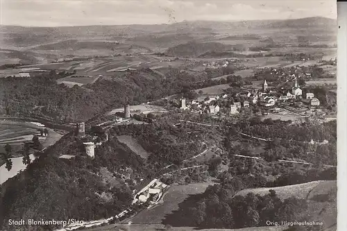 5202 HENNEF - STADT BLANKENBERG, Luftaufnahme,