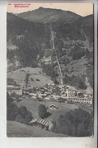 CH 3822 LAUTERBRUNNEN, Mürrenbahn, 190...