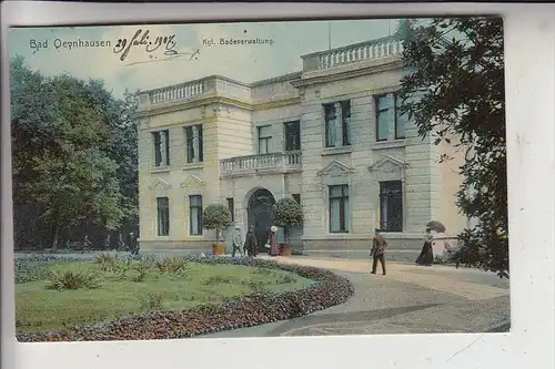 4970 BAD OEYNHAUSEN, Kgl. Badeverwaltung, 1907