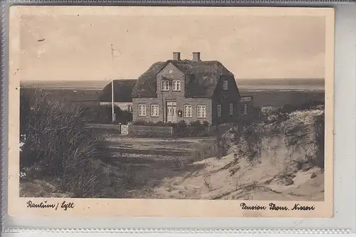 2280 RANTUM / SYLT, Pension Thomas Nisson; NS-Beflaggung