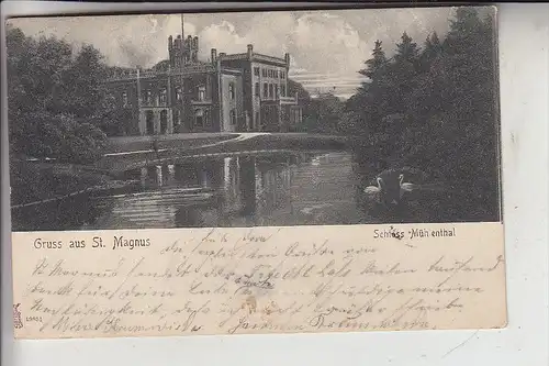 2800 BREMEN - BURGLESUM - SANKT MAGNUS, Schloss Mühlental, 1904