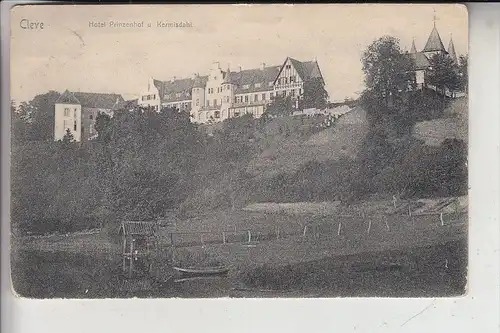 4190 KLEVE, Hotel Prinzenhof & Kermisdahl, 1901, Brfm. fehlt