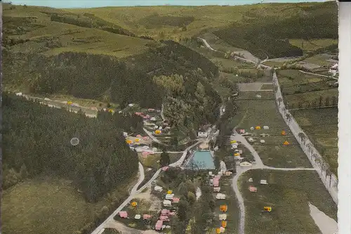 5374 HELLENTHAL, Schwimmbad - Campingplatz, Luftaufnahme