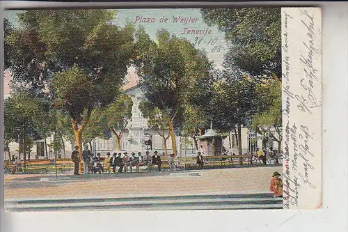 E 38000 SANTA CRUZ DE TENERIFE, Plaza de Weyler, 1905