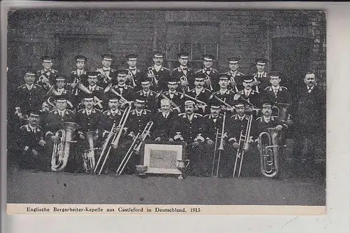 UK - ENGLAND - WEST YORKSHIRE - CASTLEFORD, Bergarbeiter-Kapelle 1913 in Deutschland