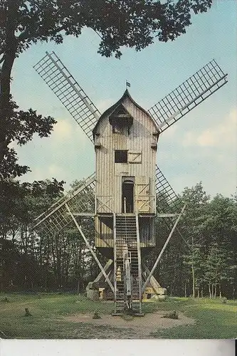 MÜHLE - WINDMÜHLE / Molen / Mill / Moulin - KOMMERN, Freilichtmuseum, Bockwindmühle aus Spiel / Jülich