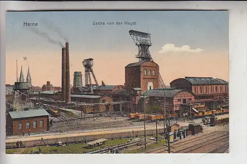 4690 HERNE, Bergbau / Mining, Zeche von der Heydt, 1923