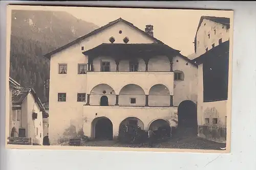 CH 7550 SCUOL / SCHULS, Ortsansicht, Photo-AK Feuerstein