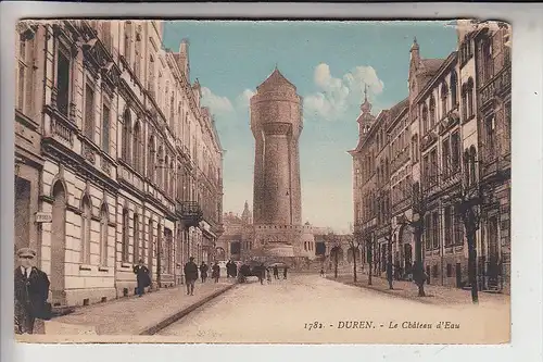 5160 DÜREN, Wasserturm, water tower, Chateau d'Eau, 1928