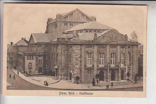 5160 DÜREN, Stadttheater, 1917, Deutsche Feldpost