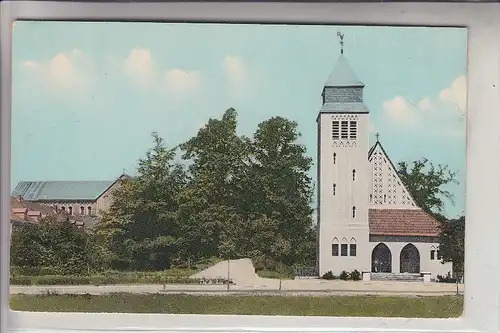 4294 ISSELBURG - ANHOLT, Blick zu den Kirchen