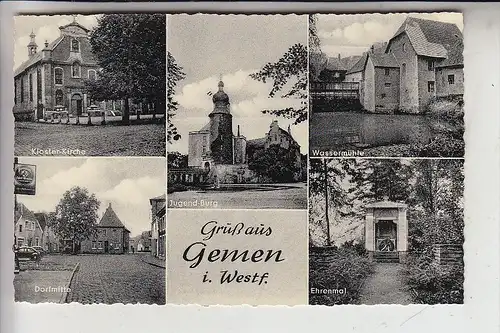 4280 BORKEN - GEMEN, Mehrbildkarte