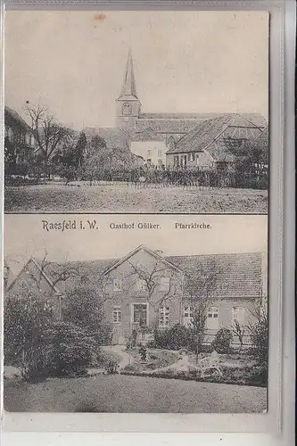 4280 BORKEN, Gasthof Gülker, Pfarrkirche, 1911