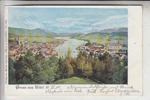 8170 BAD TÖLZ, Ortsansicht, 1901