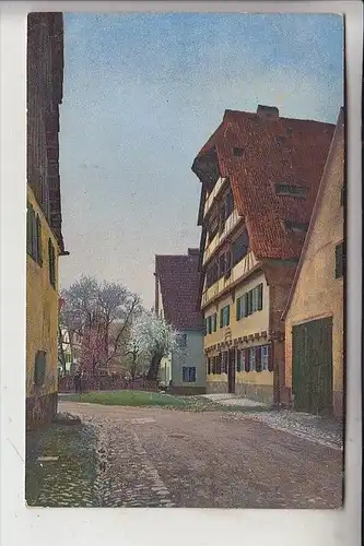 8880 NÖRDLINGEN, vordere Gerbergasse, Photochromiekarte